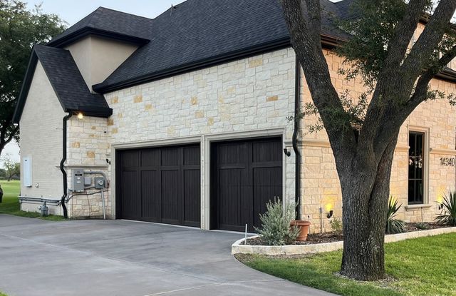 wood custom garage door dallas