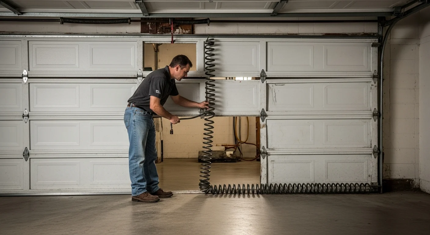 Emergency Garage Door Spring Replacement in Dallas (Available 24/7)